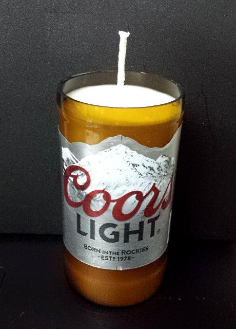 Coors Light Beer Can Candle 12oz Hand Poured Custom Scented Soy Wax Candle  Fun Candles Unique Fun Gift Beer Gifts Beer Lover 