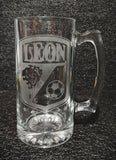 25oz Mexican Soccer Teams Beer Mug