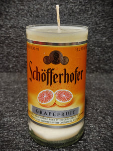 Schofferhofer Grapefruit Beer Bottle Scented Soy Candle