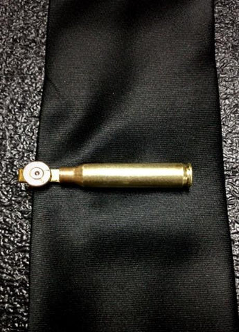 AR 5.56 Rifle Brass Bullet Tie Clip – ManCrafted